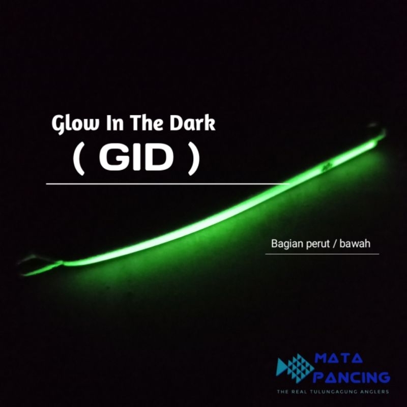 Umpan pancing metal jig gomoh 40gr glow in the dark + assist hooks (GID)