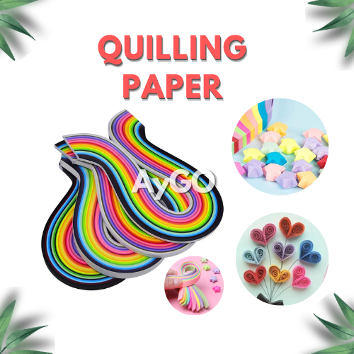 

STAR QUILLING PAPER / KERTAS QUILLING BINTANG / KERTAS ORIGAMI / QUILLING