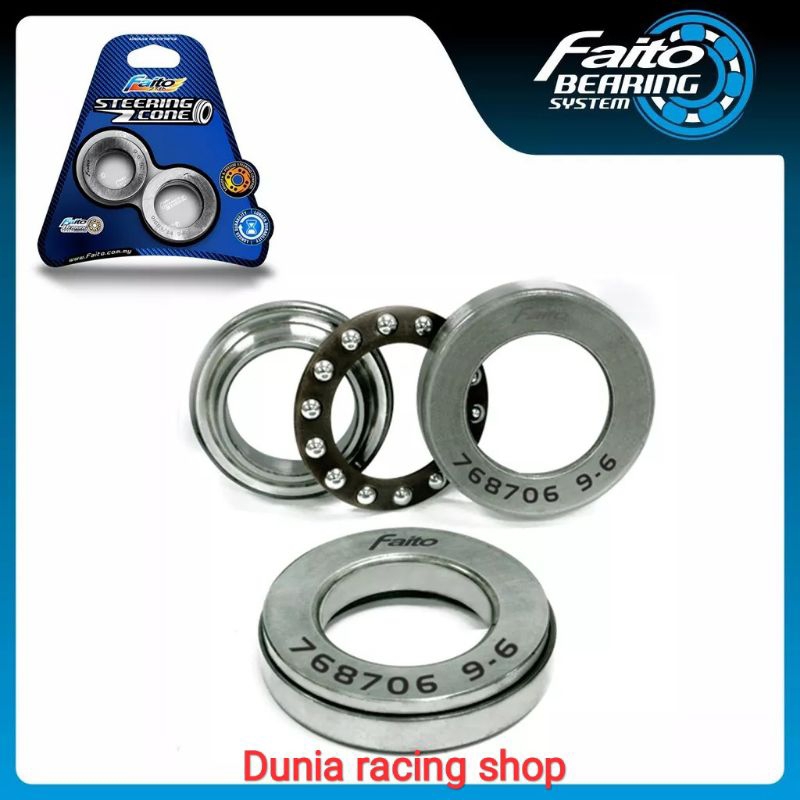 FAITO Bearing Komstir Vixion MX king R15 WR 155 Jupiter MX Jupiter Z RX king Nmax Lexi Xabre MT15 XSR 155 RXZ Force 1 F1ZR  Vega ZR Jupiter Z 115 Aerox Freego Mio sporty Mio Soul Mio j Xeon Mio m3 Original FAITO