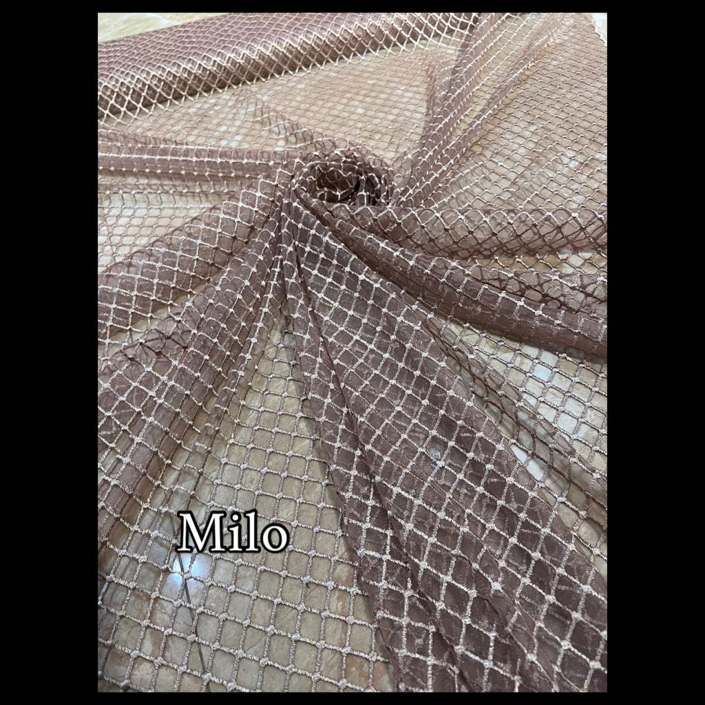 Kain Tile Kotak/Bahan Tule Kotak/Dress,Atasan Kebaya,Termurah