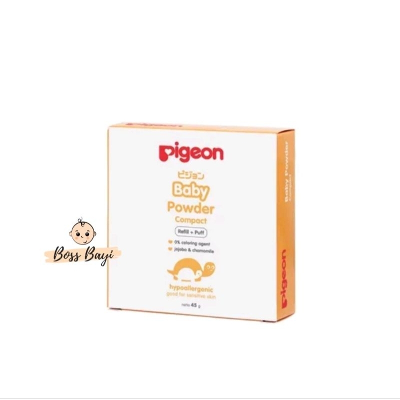 PIGEON - Baby Compact Powder 45gr / Bedak Padat Bayi