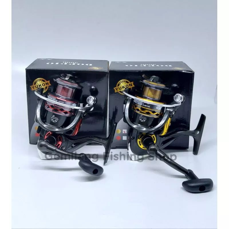 reel DOPPIO YUKON 4000 original yukon doppio100%.warna merah