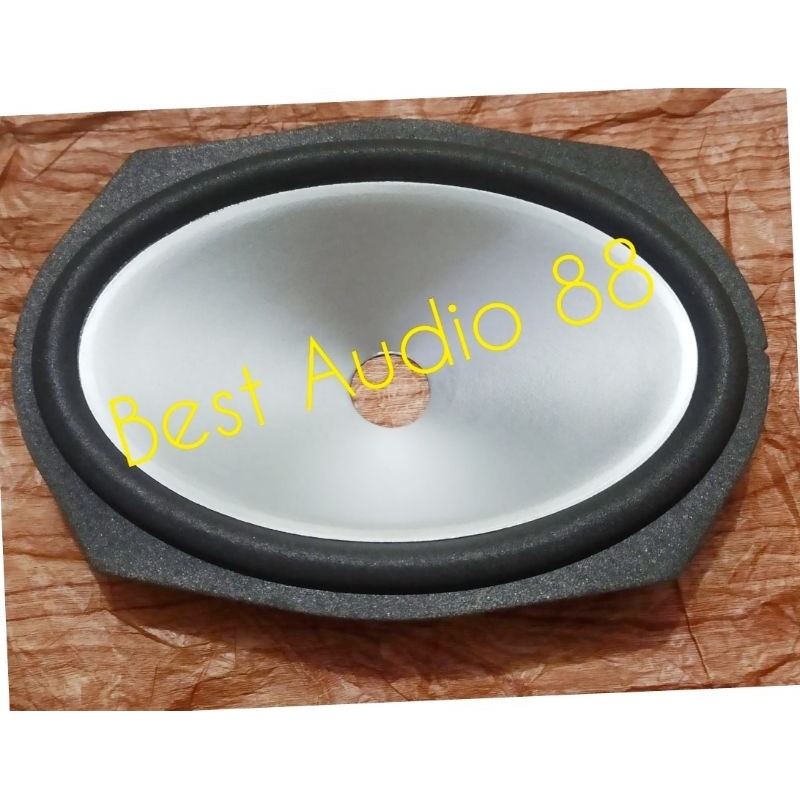 Daun kertas speaker Oval silver voice 25.5mm