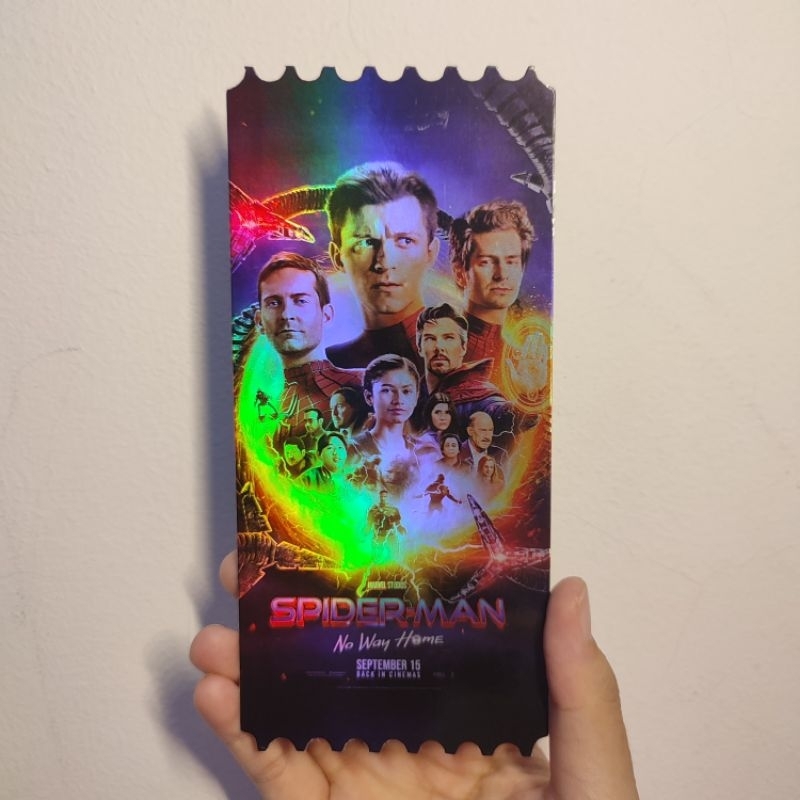Collectible Ticket Spider-Man No Way Home Back In Cinemas Marvel Studios Official SF Cinema Thailand