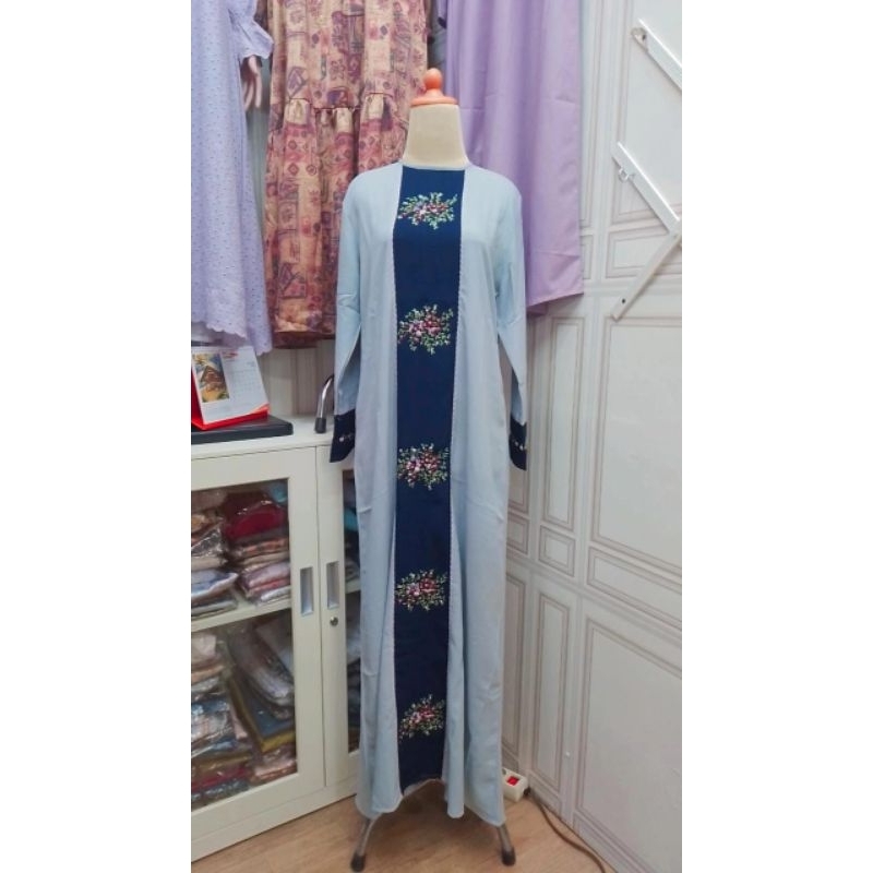 ♡kareemabutik♡ gamis mix sulam ori by Edness Kayla
