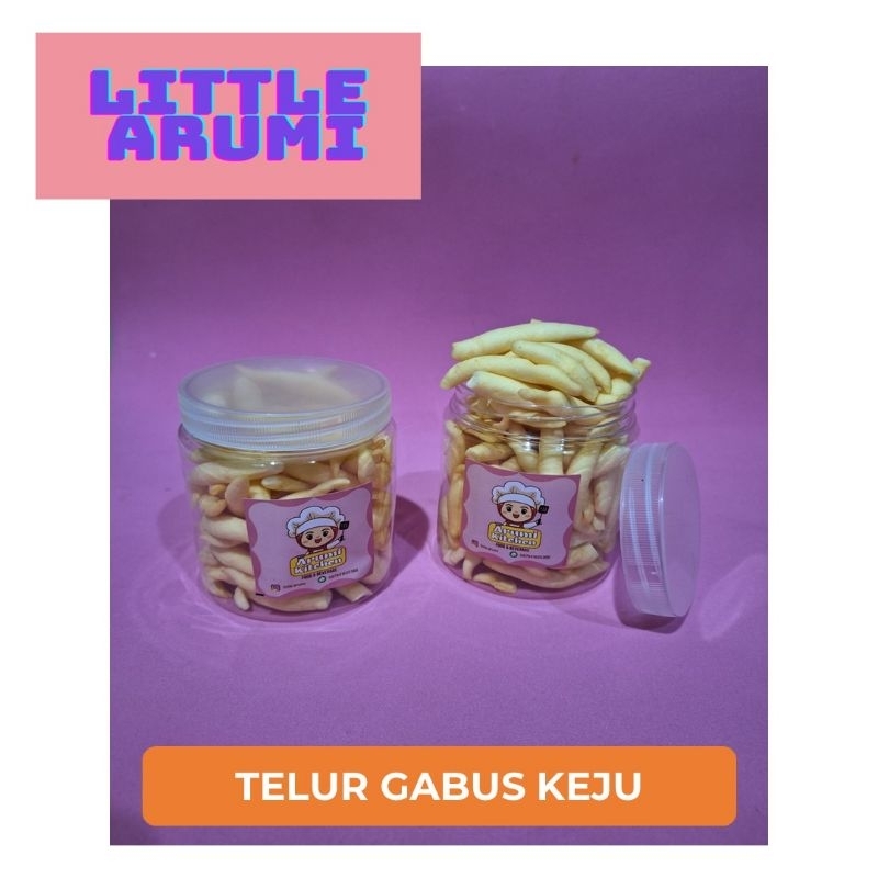 

TERMURAH❗️[ARUMI Snack] Telur gabus keju makanan ringan / Telur gabus keju kemasan toples TERLARIS