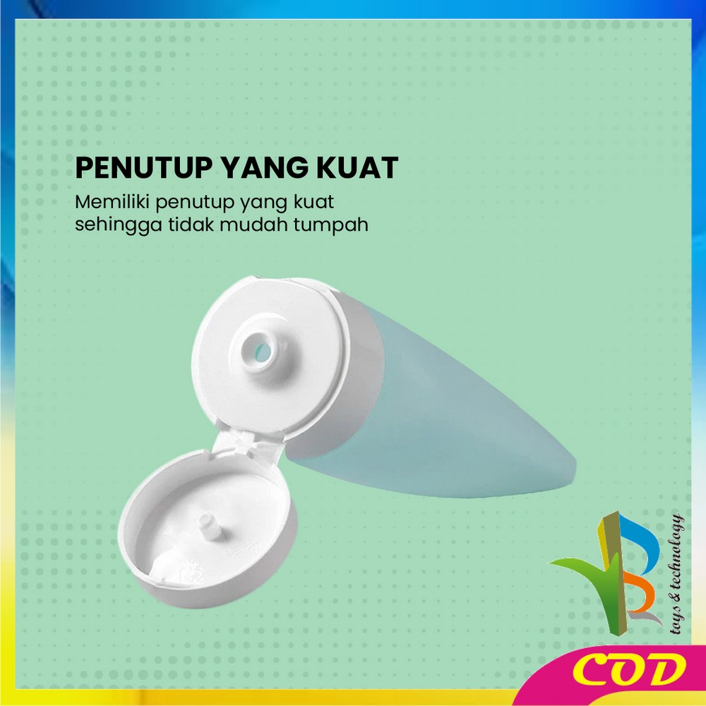 RB-C852 Botol Travel Portable Tempat Sabun Cair Botol Sabun Lotion Travelling / Travel Botol Refill Plastik Fliptop Tempat Isi Ulang Cosmetic