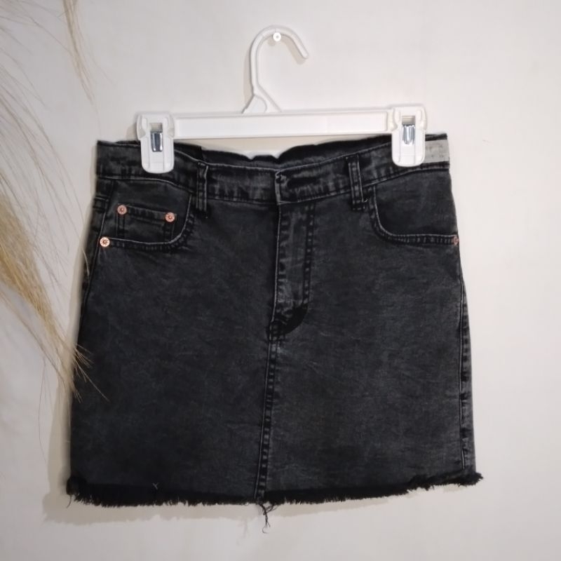 T*hrift rok jeans pendek korea