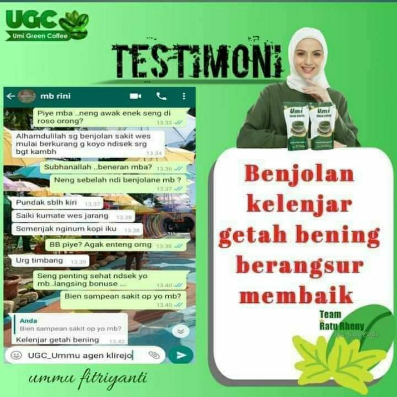 Umi green coffe herbal pelangsing produk ori