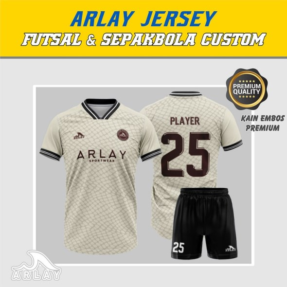 JERSEY FUTSAL ARLAY PREMIUM KEREN - BAJU SEPAKBOLA BADMINTON PRINTING CUSTOM GRATIS LOGO NAMA NO PUN