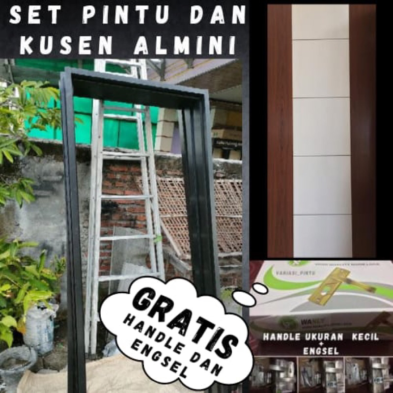 SET PINTU DAN KUSEN / PINTU MURAH / PINTU KAMAR