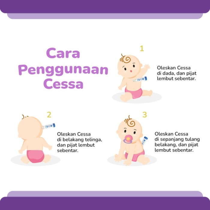 Cessa Baby Essential Oil 8 ml / Pereda Batuk dan Pilek / Demam Bayi / Cessa Essential / Minyak Cessa