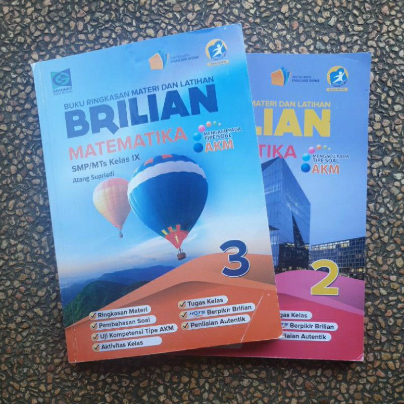 Brilian Matematika Smp/Mts Kelas 8.9 Kurikulum 13 Akm. Ori Bekas