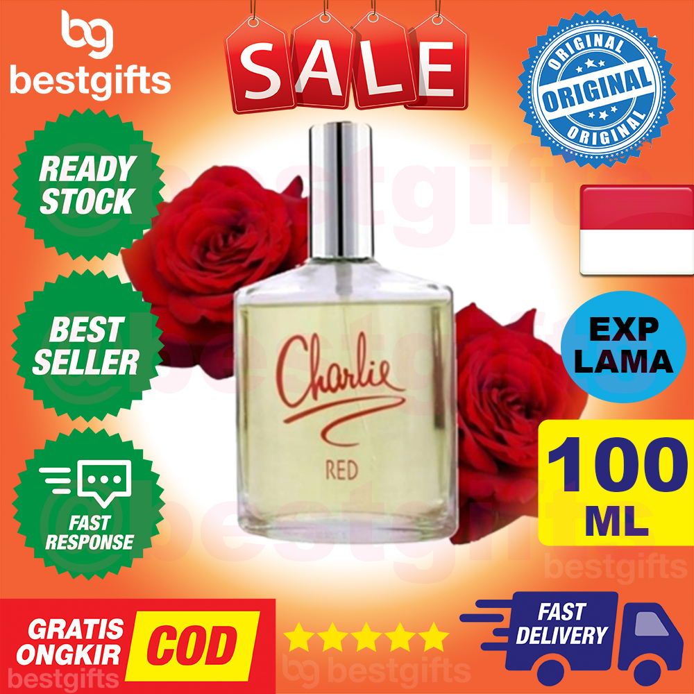 REVLON CHARLIE FRAGRANCE GOLD PARFUME EDT PARFUM WANITA WANGI SEGAR &amp; TAHAN LAMA 100 ML