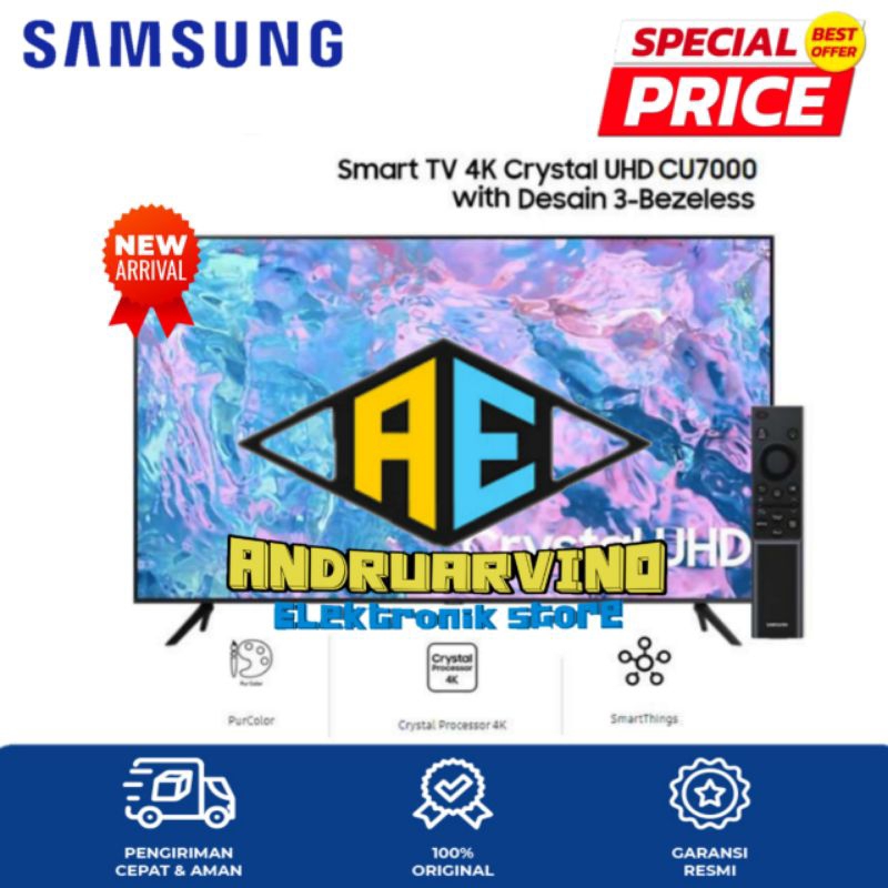 SAMSUNG UHD 4K SMART TV 58 INCH UA58CU7000 UHD DIGITAL SMART TV