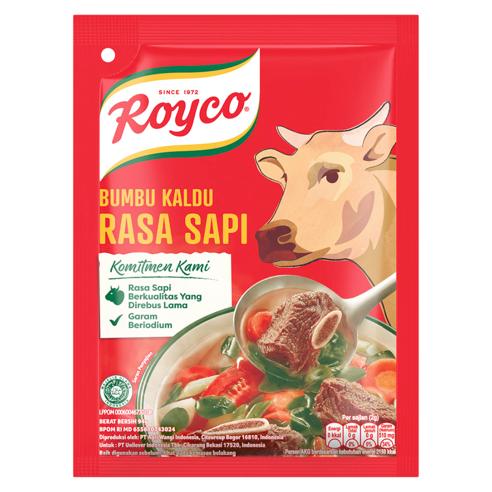 

Royco Bumbu Kaldu Penyedap Rasa Sapi 94 g