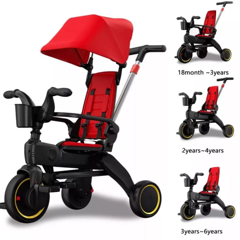 Sepeda Lipat Anak Roda 3 Cabin Size/Tricyle folding Bike Anak