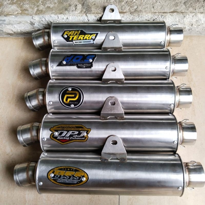 Slincer bulat kompetisi pekajaman DOS pnp motor CB GL Megapro Tiger diameter50mm(BT.2)