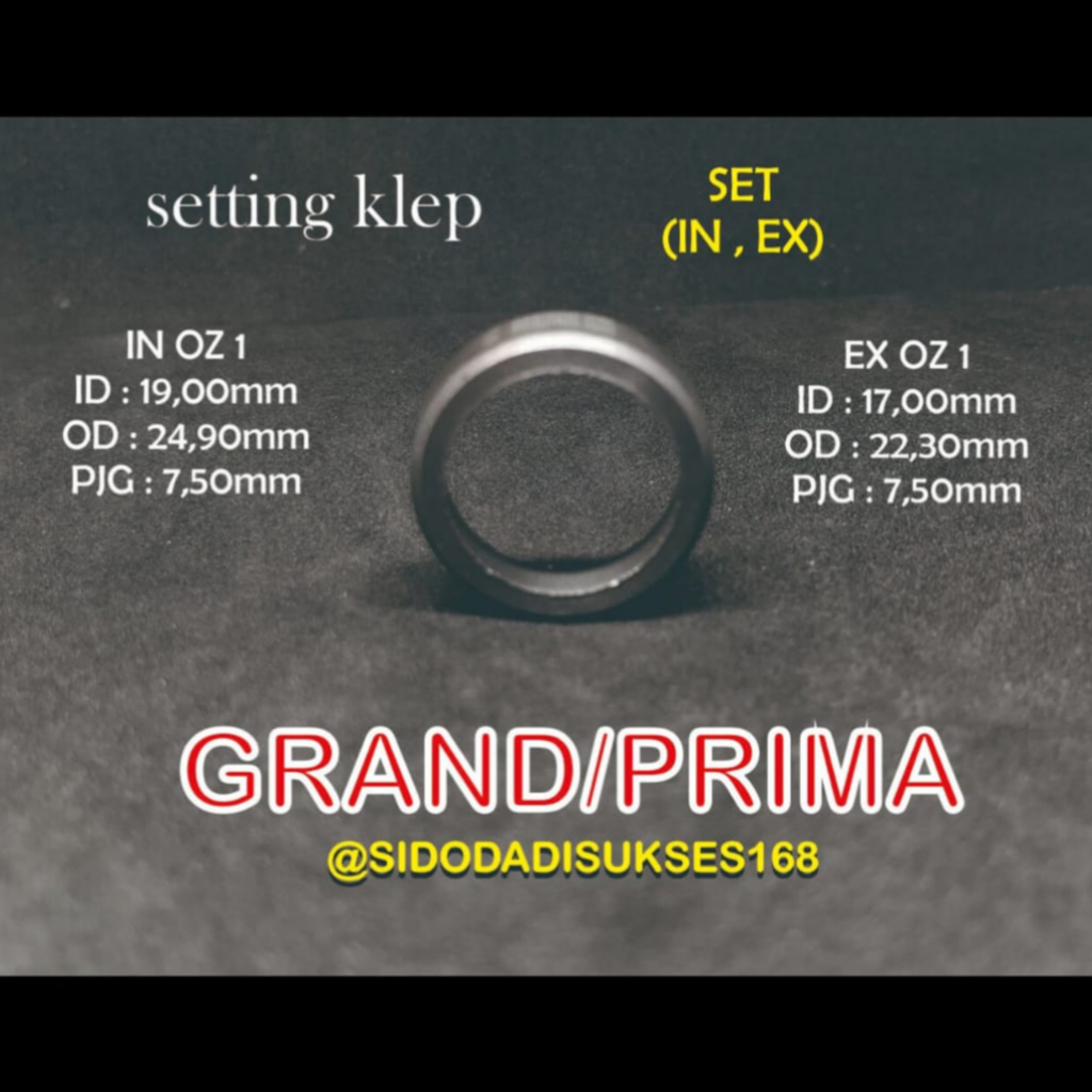 setting klep/dudukan klep/cincin setting grand set oz 1