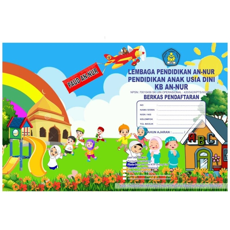 

MAP PPDB TK/PAUD CUSTOM NAMA ALAMAT DAN LOGO