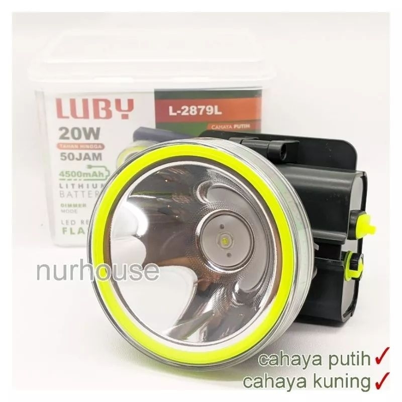 senter kepala luby 20 Watt water resistant