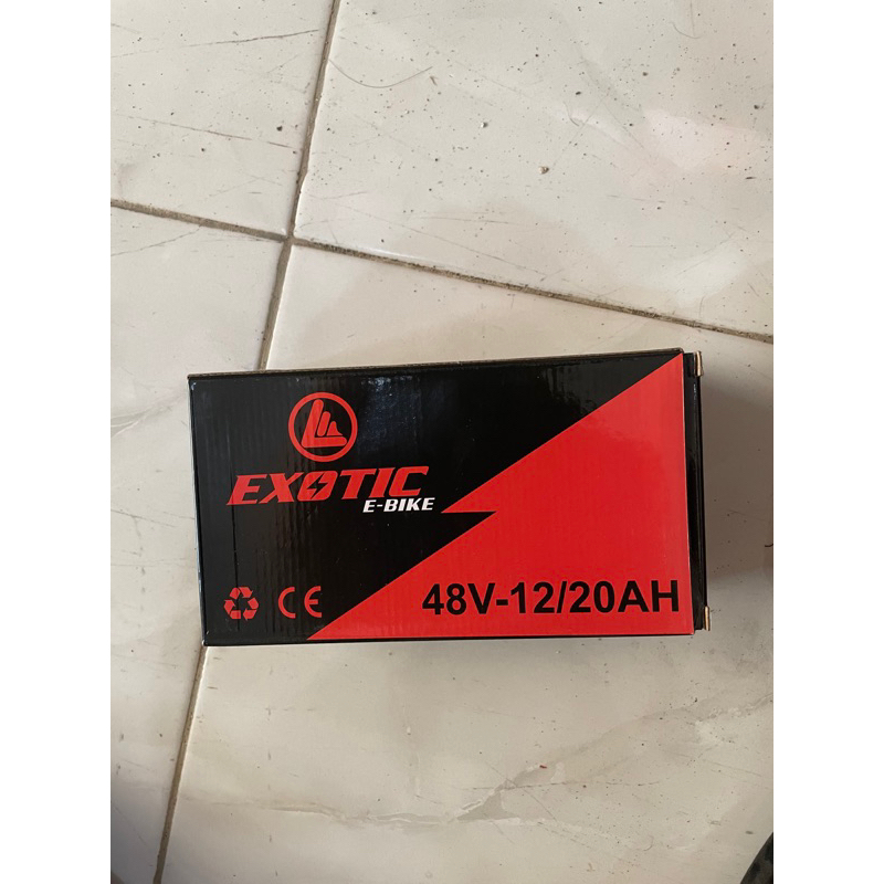 Charger cas Sepeda Listrik Exotic / Pacific 12ah 20ah
