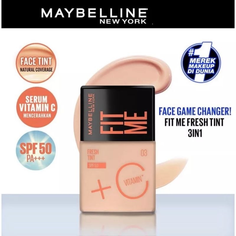 Maybelline fit me + vitamin C fit me fresh tint