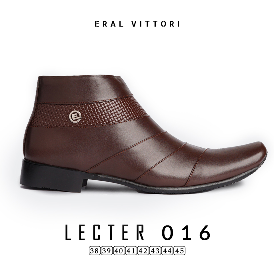 Eral Vittori - Lecter 016 Sepatu Pantofel Kulit Asli Formal Kantor Pria