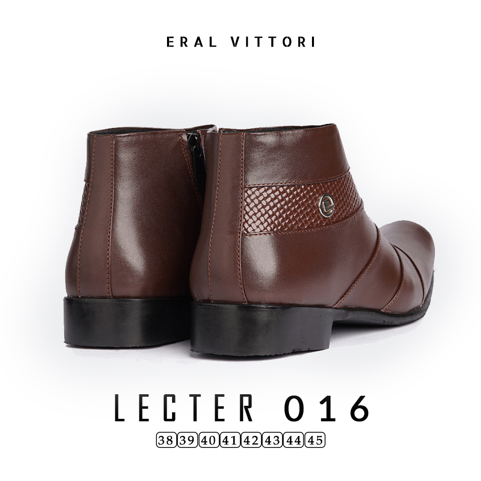 Eral Vittori - Lecter 016 Sepatu Pantofel Kulit Asli Formal Kantor Pria