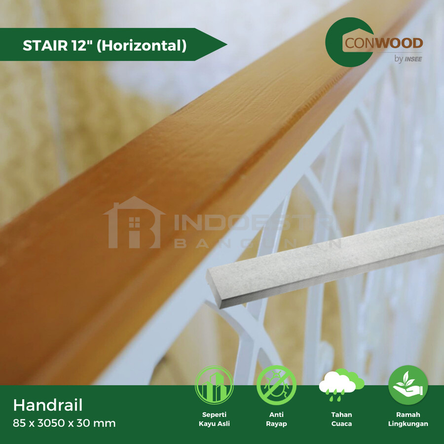 Conwood Handrail Tangga / Conwood Handrail Tangga(85x3050x30 mm)