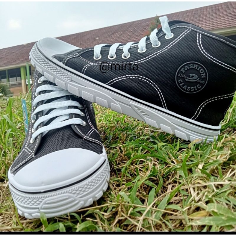 Sepatu Sekolah Dulux SD,SMP,SMA, bott tali hitam murah awet