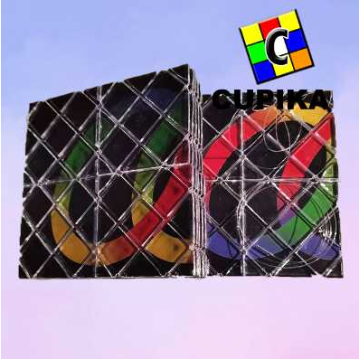 Rubik magic Snake board 8 papan Hitam Puzzle ORIGINAL lingao