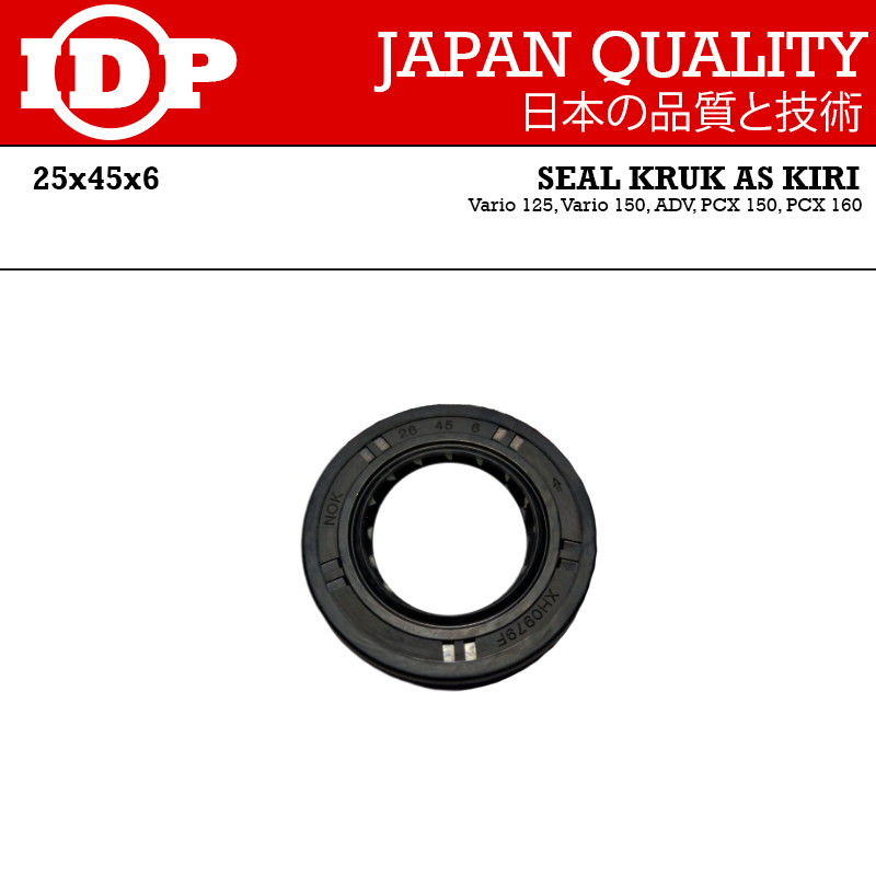 IDP Seal Sil Kruk as Kiri Vario 125 150 PCX 150 160 ADV