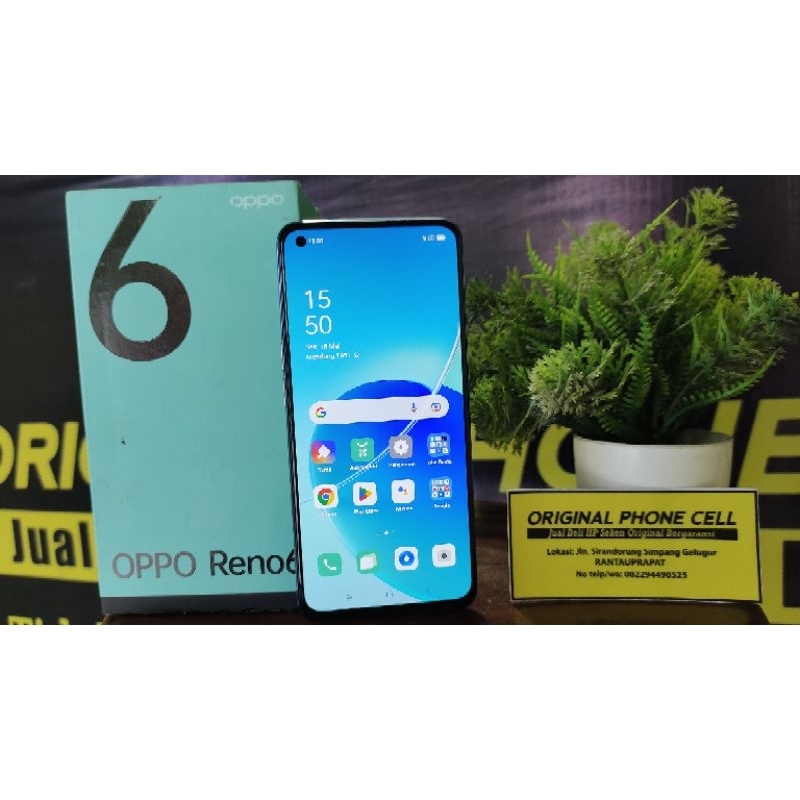 OPPO RENO 6 8/128GB Second/Bekas Garansi Nasional