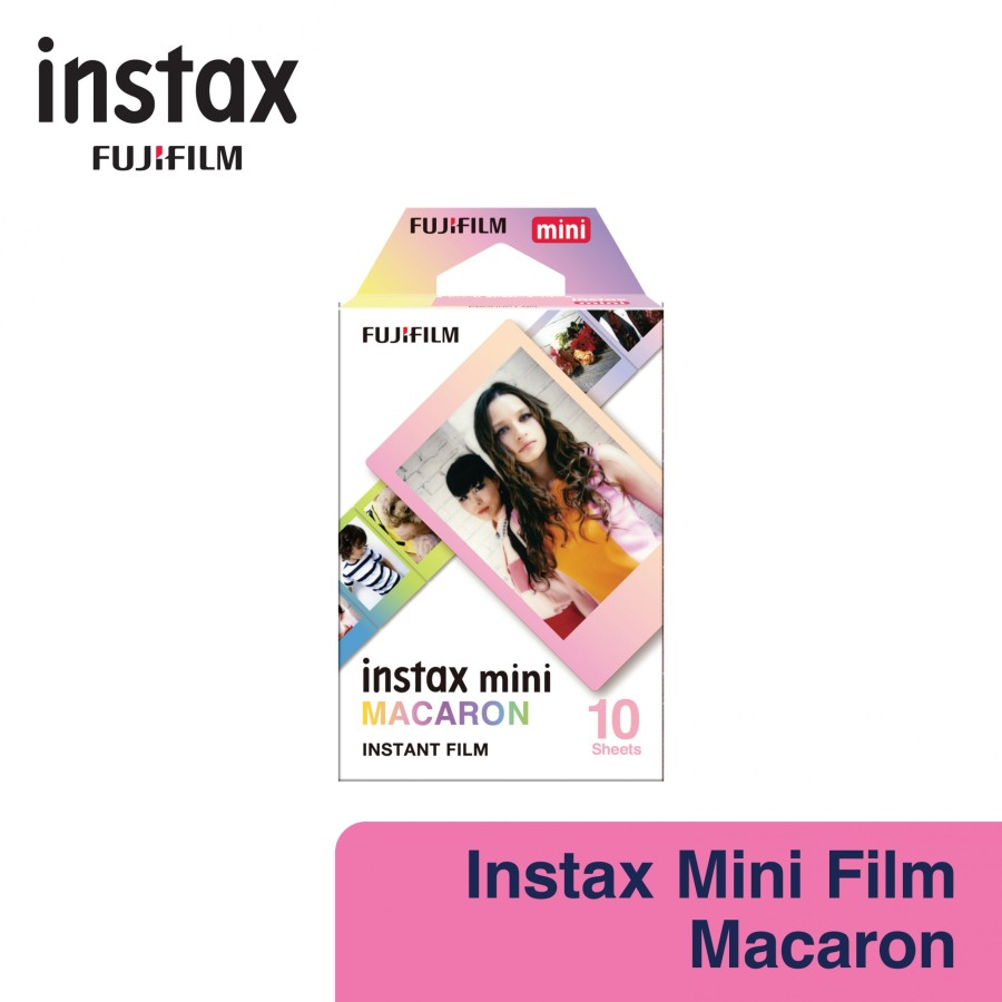 Fujifilm Instax Paper Mini Polaroid Film Macaron isi 10 Pcs Original