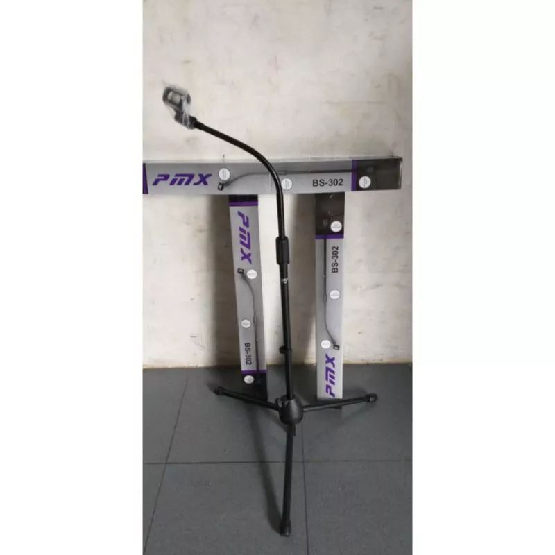 STAND MIC PANJANG PMX BS 302 ORIGINAL