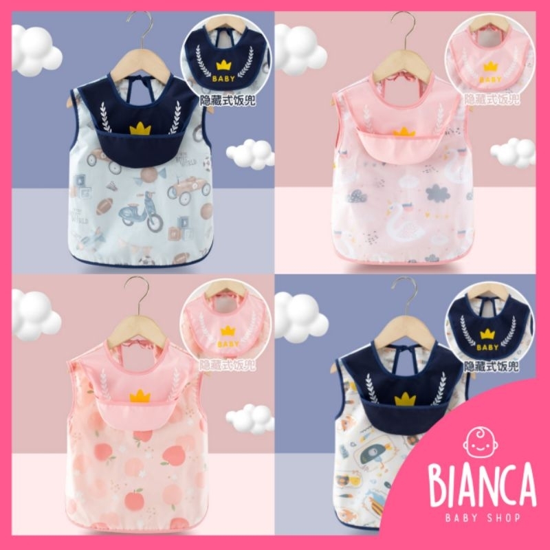 BIANCA - Bibs Anak Lengan Pendek MOTIF CUTE