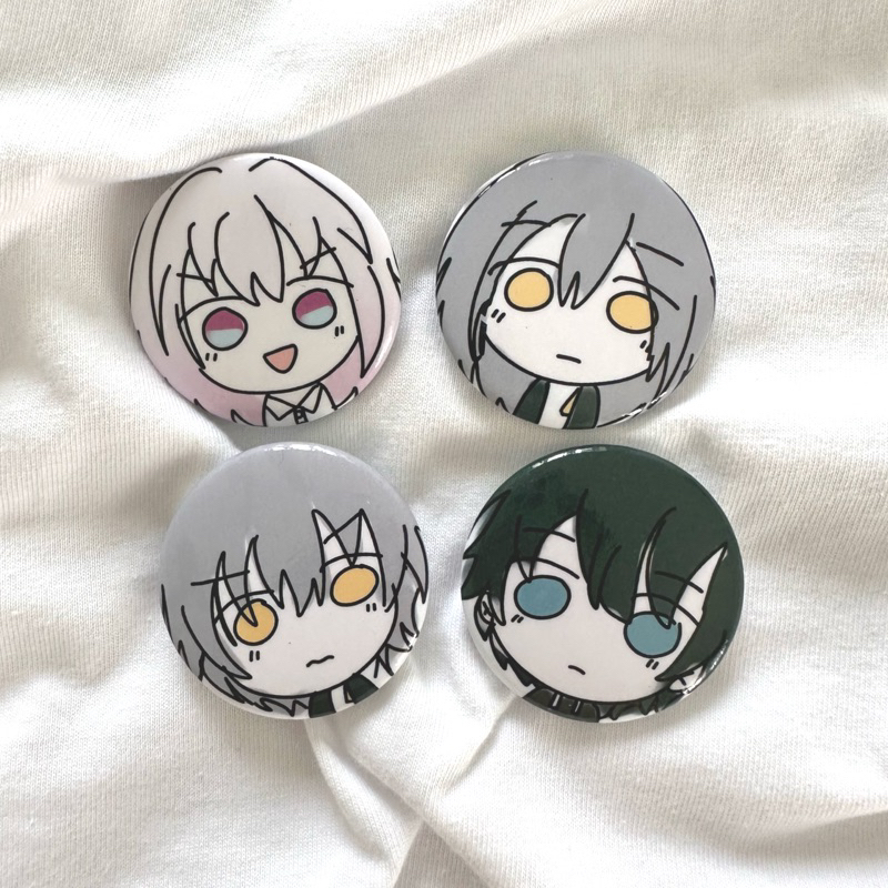 honkai star rail pins (march 7th, danheng, caelus, stelle) hsr