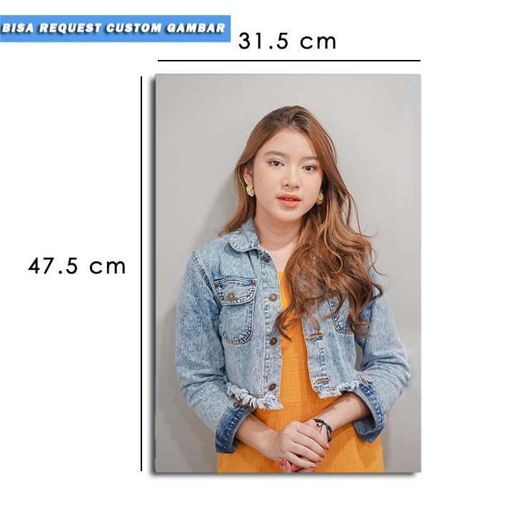 Poster Tiara Andini Ukuran A3/Poster Tiara Andini/Bisa Custom