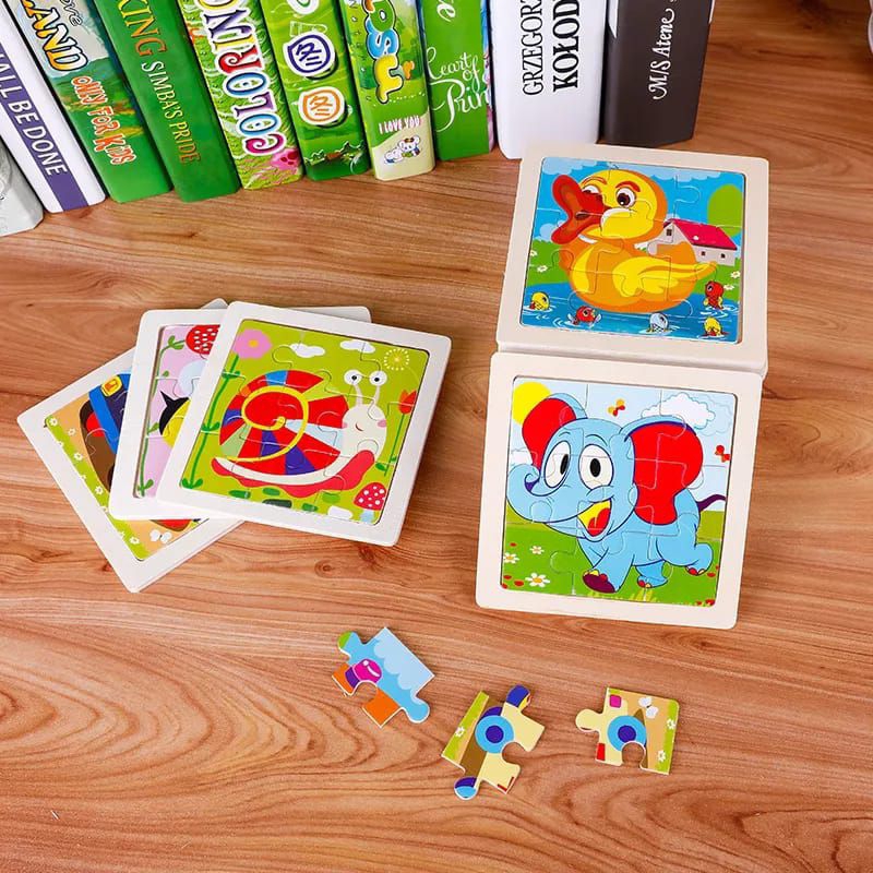 Puzzle Jigsaw Kayu Anak Karakter