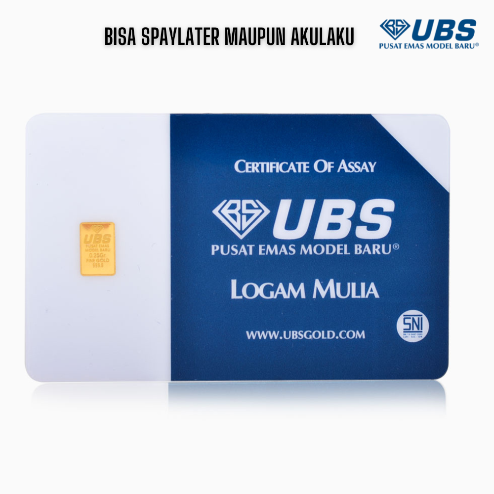 0.25 Gram UBS baruu bisa spaylateer