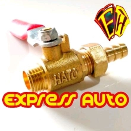 Kran 1/4 Kuningan Stop Kran Kompresor