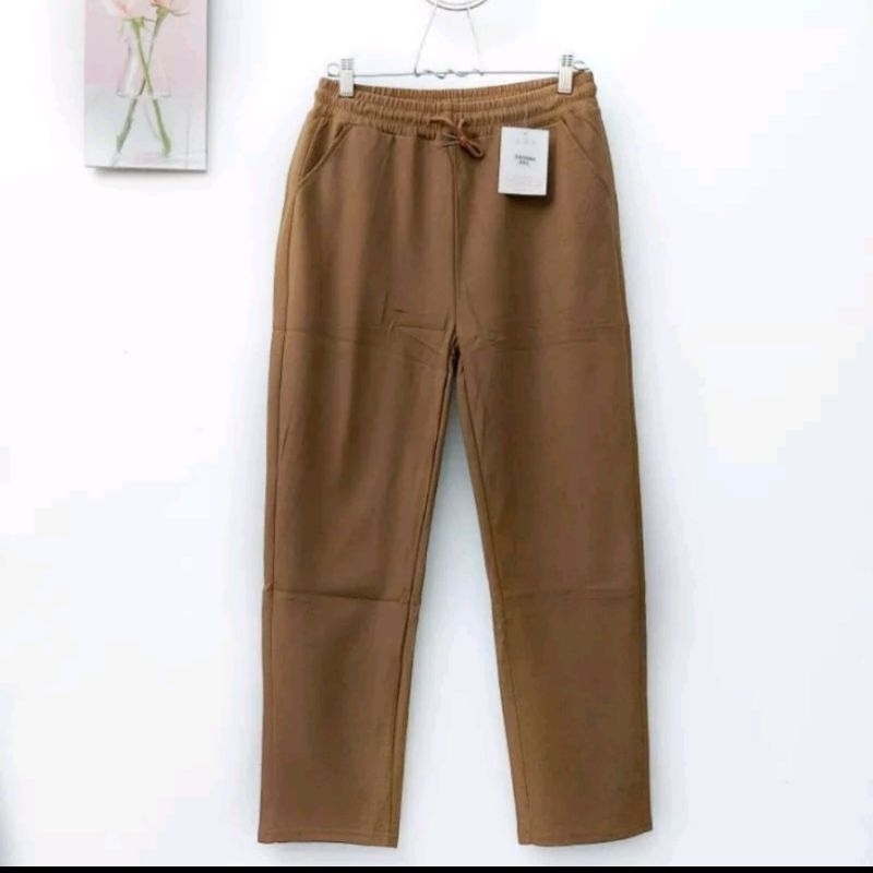 celana zara kotak/ celana polos import jumbo