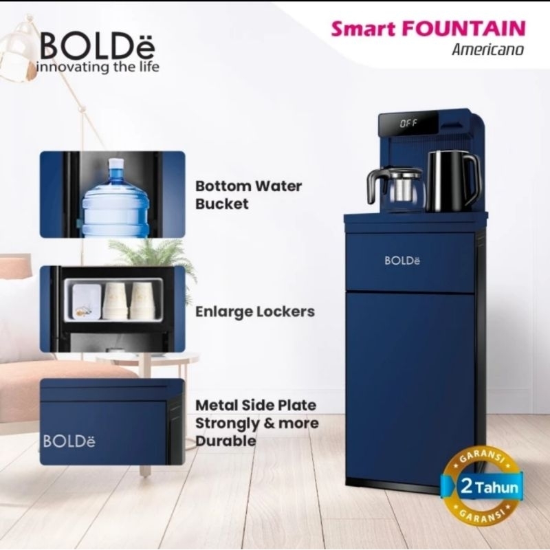 BOLDe Dispenser Air Galon Bawah Smart Fountain AMERICANO