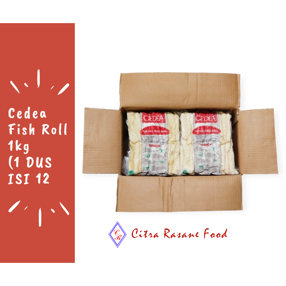 

Cedea Fish Roll / Roll Ikan 1kg (1 DUS ISI 12)