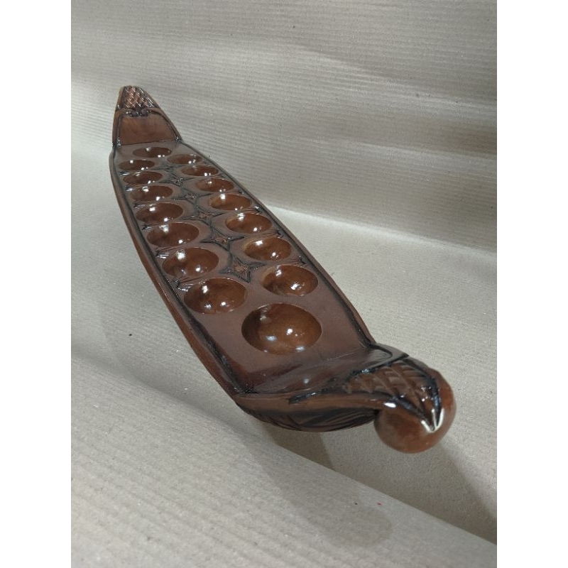 Dakon Model Perahu Bahan Kayu Jati