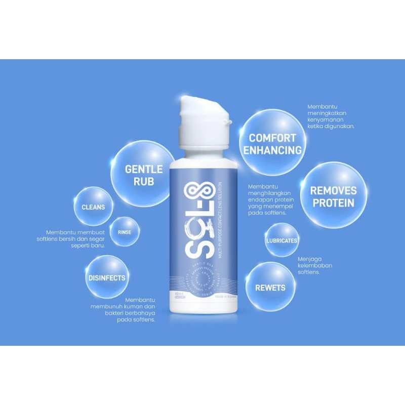 Sol-8 Multi Purpose Solution Cairan Softlens 60ml