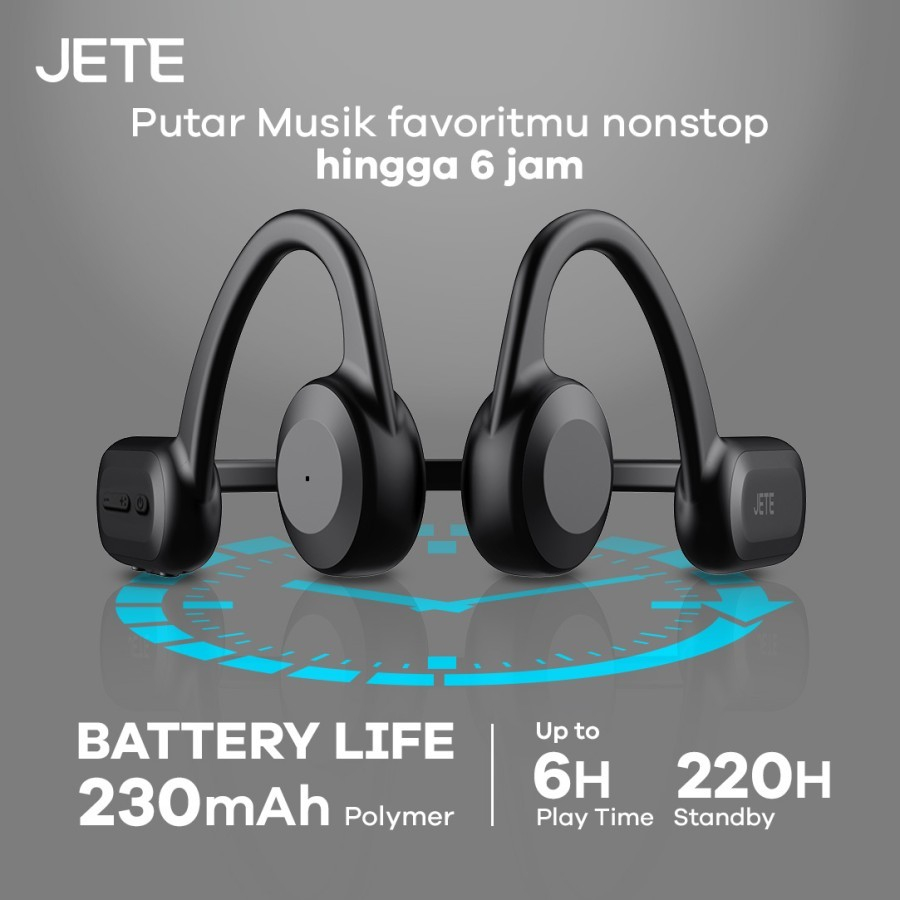 JETE Open Ear 2 Bone Conduction Headset Bluetooth IPX8