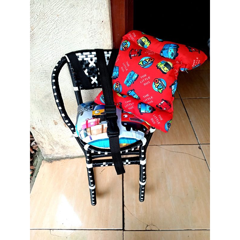 [[KHUSUS MOTOR GIGAAN/BEBEK]] PAKET KOMPLIT FULL LILIT FREE SABUK PENGAMAN / kursi rotan motor bebek