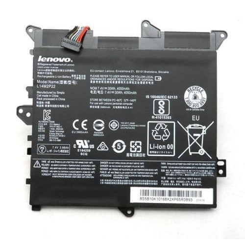 Baterai Lenovo Yoga 300-11 300s-11ibr flex 3 3-1120 3-1130 L14M2P22